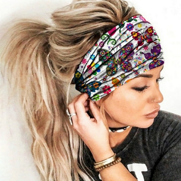 Teri's Jewels Accessories - 3/$24 Butterfly Print Wide Headband